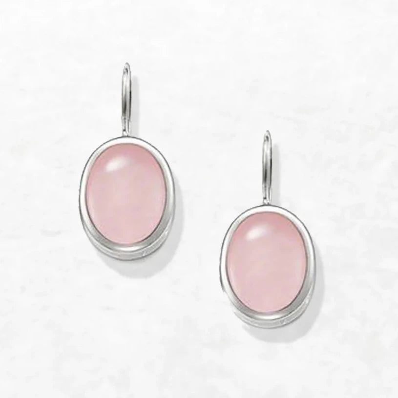 Oval Drop Earrings