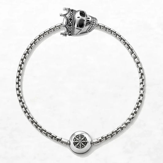 Beads Bracelet Chain Skull King